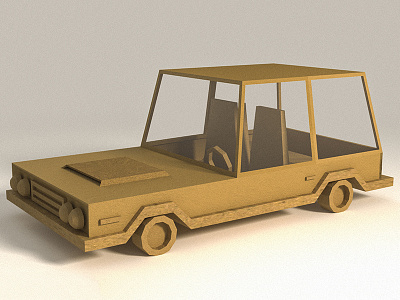 Low Poly Sedan 3d car graphic design low low poly motion graphics poly vehicle