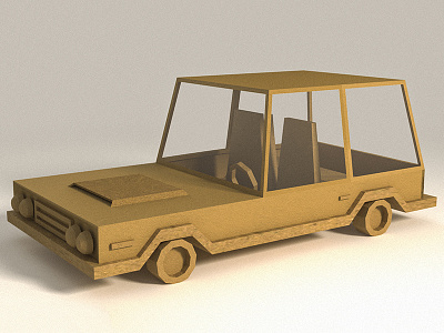 Low Poly Sedan