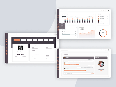 Doctor's Dashboard design icon minimal typography ui