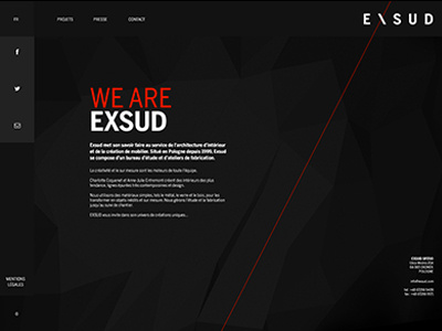 Exsud website