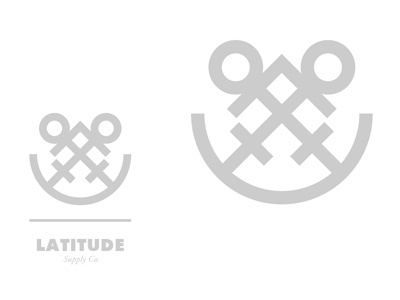 Latitude Supply Co. ancror branding clothing logo sea