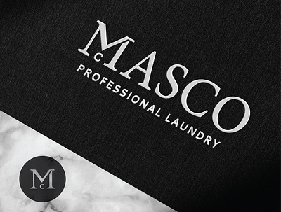 Masco Laundry Logo Design brand design brand identity branding branding design corporate branding corporate identity exclsuive logo graphicdesign logo logodesign premium premium logo