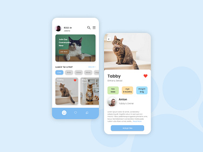 Pet Shop App Design app design ui