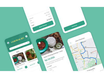 Gerobak Ijo's Online Shop App Design