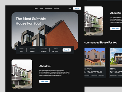 Property Website design ui website