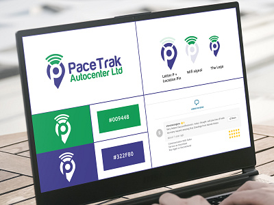 PaceTrak Logo design