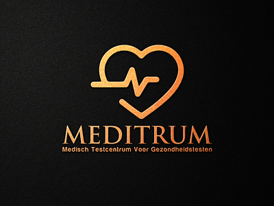 Meditrum logo design branding business logo design design graphic design heartbeat logo logo logodesgin logodesign m heart logo m love logo medical logo minimalist logo design typography