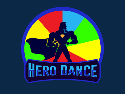 Hero Dance logo design. character design club logo dance club logo dance logo hero dance logo herodancelogo logodesign spider man logo