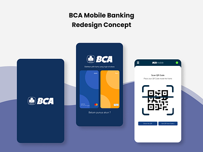 BCA Mobile Redesign Concept branding design minimal mobile mobile banking app redesign concept ui ux