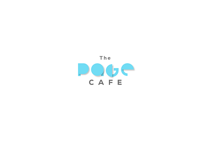 Logo blue cafe cafeteria city coffee flat logo minimal page restaurant typography