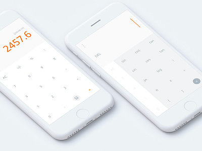 Calculator app design app calculator clean currency dailyui ios mobile mockup numbers product screen ui