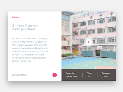 2 Dribbble Invites