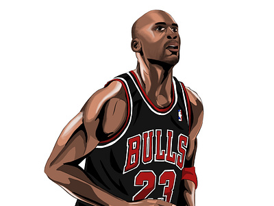 Michael Jordan - Chicago Bulls basketball chicago chicagobulls design digitalart fun illustration nba procreate thelastdance