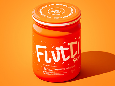 Flutti Pure Jam 2days branding concept design flutti identity logo package