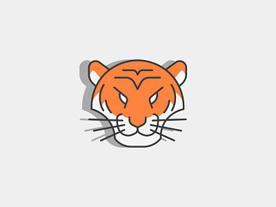 Bengal Tiger Vector animation bengal debut debutshot design flat h4k8 hasib hasib.h4k8 hasib.hh4k8 icon illustration illustrator lineicon logo logos tiger ui vector web