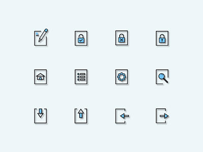 WEB PAGE ICON SET