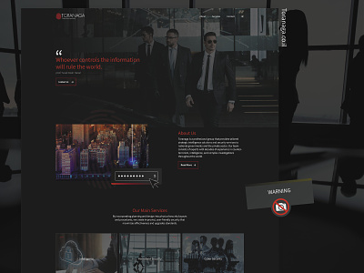 Toranaga cyber design webdesign website