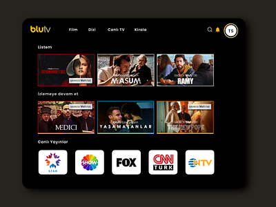 BluTV Concept app blutv clean concept design film hbo homepage hulu minimal movie netflix redesign streaming streaming service trailer tv ui ux website