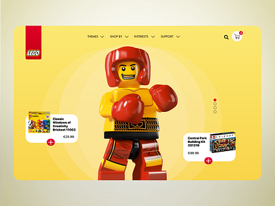 Lego Shop branding brick clean colors concept e comerce ecommerce app flat lego logo minimal orange red redesign shop shopping store ui ux website