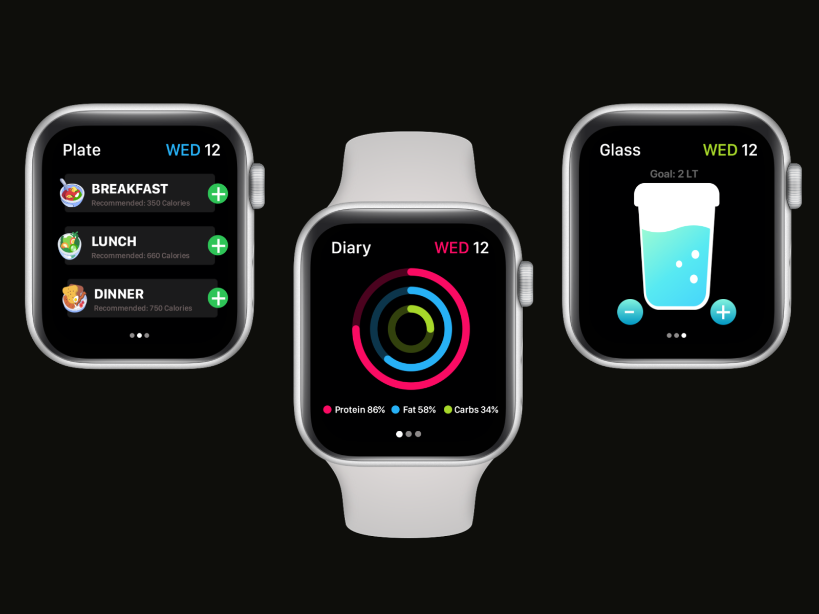 what food tracker works with apple watch