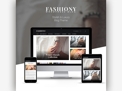Fashiony | Stylish and Luxury Blog Theme