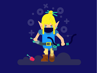 Link-zelda character game nintendo vector zelda