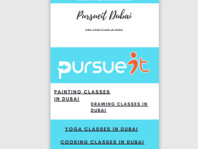 Pursueit - Book Classes in Dubai From Your Phone best courses in dubai best courses in dubai