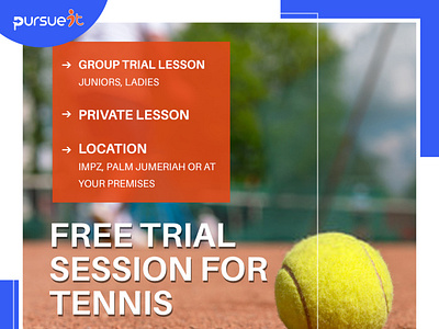 Free Trial Session for Tennis in Dubai