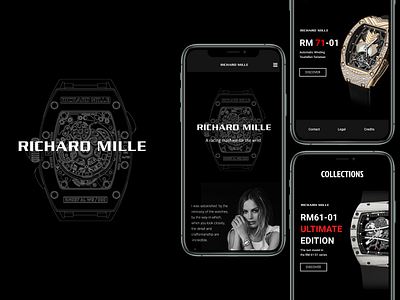 Richard Mille mobile website