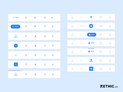 Tab Bar Navigation bottom bar nav design navigation bar navigation design tab bar tab bar navigation tab design ui ux zethic zethicstudio zethictech