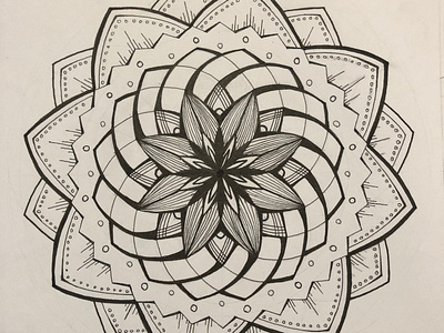 Mandala ink mandala pen