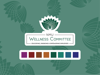 NMU Wellness Committee Brand brand color palette logo wellness