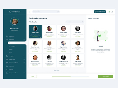 Customer customer design list people ui