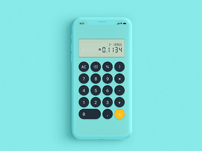 Daily Ui 004 - Calculator calculator dailyui mobile ui