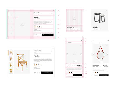 furniture shop - design grid grid ui web