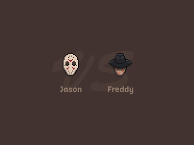 Freddy and Jason icon ui