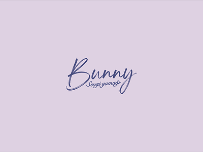 Logo design - "Bunny" - 2020, Baku, Azerbaijan amigurumi azerbaijan baku brand brush company creative design dolls element font futuristic handmade illustration logo logodesign loqodizayni pastel colors typography design typography logo