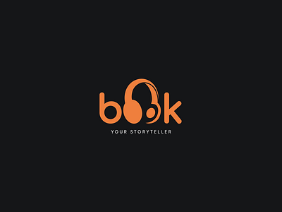 Logo Design - Book • Your Storyteller - 2020, Baku, Azerbaijan app logo app logo design azerbaijan baku book book logo books branding company creative design illustration ios logo logodesign loqodizayni minimal negative space orange logo