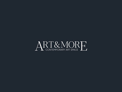 Logo design - Art&More - 2021, Baku, Azerbaijan 2021 art logo art space azerbaijan baku branding clean company contemporary logo creative design futuristic logo logodesign loqodizayni minimal trend2020 trend2021 trendy typography