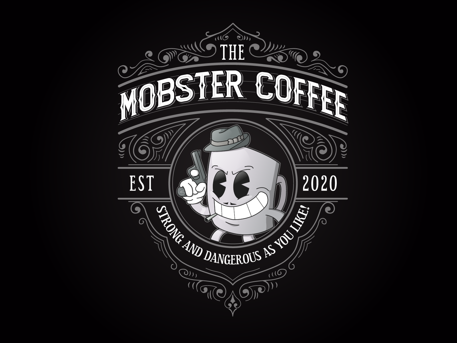 The Mobster Coffee by Ivan on Dribbble