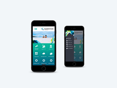 Sunshine Coast UI App Design app ui ux visual design