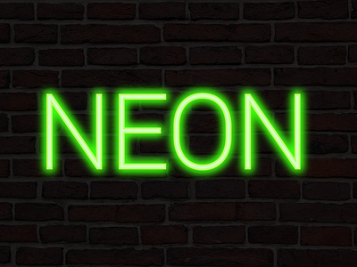 Neon Logo By Muhammad Arslan On Dribbble