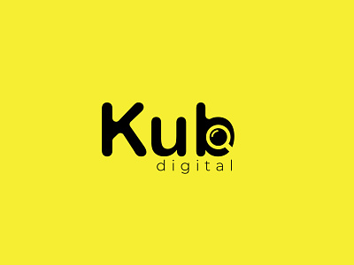 Kub digital logo design branding digital logo logo design minimal logo