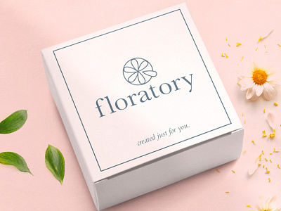 Floratory | Packaging and Branding brand branding design florist flower graphic design logo package packaging