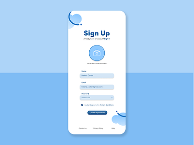 Sign Up | Daily UI #01