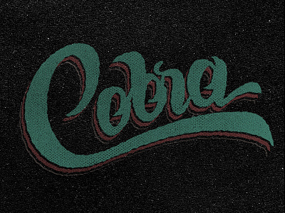 Cobra Handrawn font fonts handwriting logo logotype retro script texture typeface typography vintage