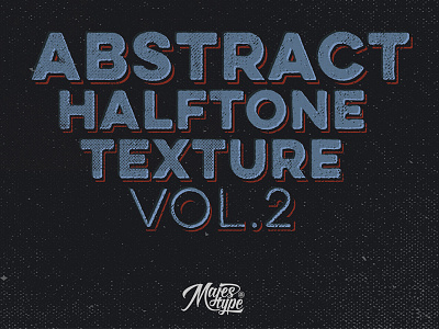 10 Abstract Halftone Texture Vol.2 brush design font fonts grunge retro texture typography vintage