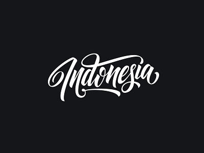 Indonesia Custom Type brush elegant font fonts invitation lettering logo logotype script tipografi typography wordmark