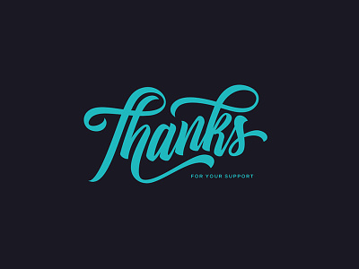 Thanks CustomType customtype font fonts lettering logotype tipografi typography