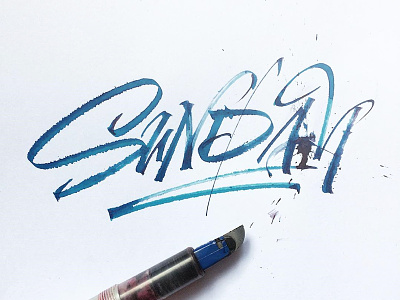 Sunday Calligraphy calligraphy lettering rulingpen typography